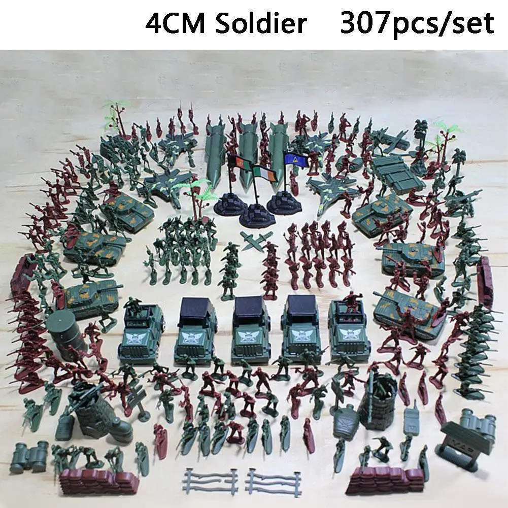 Himiss 307pcs/set Military Plastic Soldier Model Toy 4CM Military Weapon Sand Table Model Toy Anime Sandbox Model Toys Gift
Himiss 307pcs/set Military Plastic Soldier Model Toy 4CM Military Weapon Sand Table Model Toy Anime Sandbox Model Toys Gift