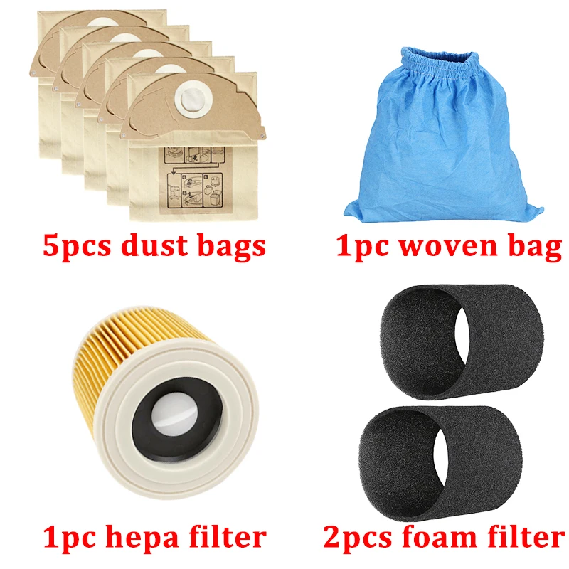 For Karcher WD2 WD3 MV3 MV2 A2004 A2054 A2204 A2656 Filter Element Washable And Reusable Filter Hepa Vacuum Cleaner Accessories
For Karcher WD2 WD3 MV3 MV2 A2004 A2054 A2204 A2656 Filter Element Washable And Reusable Filter Hepa Vacuum Cleaner Accessories