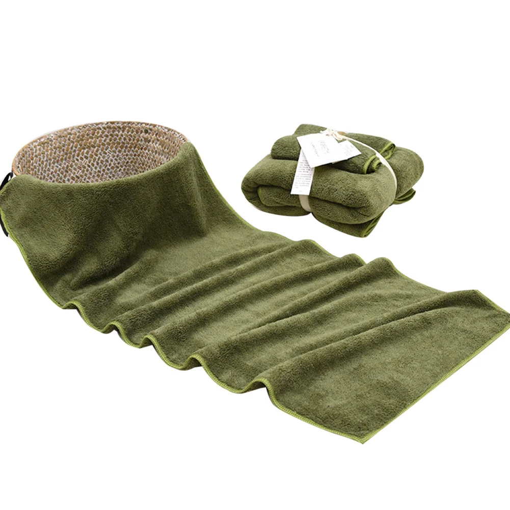 Ehomebuy Luxury Bath Towel Coral Fleece Plain Dyed Microfiber Fabric Towel for Home Strong Water Absorption Bathroom Towels Set 
Ehomebuy Luxury Bath Towel Coral Fleece Plain Dyed Microfiber Fabric Towel for Home Strong Water Absorption Bathroom Towels Set