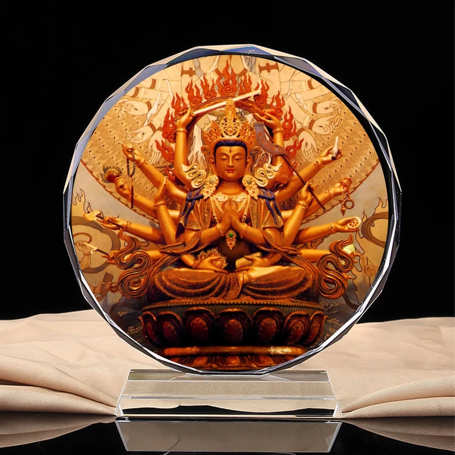 Pure hand drawing, zhunti Buddha mother, Bodhisattva Buddha statue, offering, supplies, crystal decorations, craft products
Pure hand drawing, zhunti Buddha mother, Bodhisattva Buddha statue, offering, supplies, crystal decorations, craft products