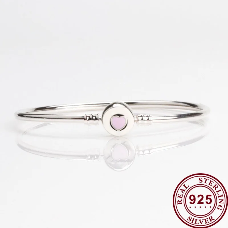 Оригинальный серебряный браслет брелок 925, блестящий розовый браслет в форме сердца, Подходит для европейских шармов, Женские Ювелирные изд...
Оригинальный серебряный браслет брелок 925, блестящий розовый браслет в форме сердца, Подходит для европейских шармов, Женские Ювелирные изд...