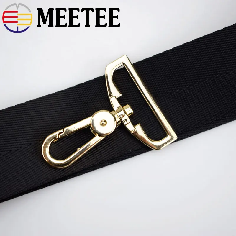 Meetee 10pcs 25/32/38mm Strap Metal Bag Buckle Carabiner Snap Hook Lobster Clasp Dog Collar Clips DIY Leather Craft Accessory
Meetee 10pcs 25/32/38mm Strap Metal Bag Buckle Carabiner Snap Hook Lobster Clasp Dog Collar Clips DIY Leather Craft Accessory