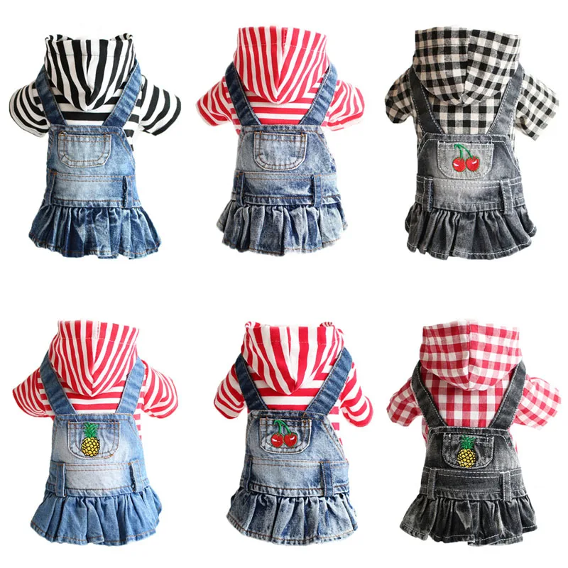 2021XS-2XL Dog Jean Dress Pet Clothes for Dogs Stripe Puppy Clothes Small Dog Hoodie Coat Cute Dog Plaid Embroidered Denim Skirt
2021XS-2XL Dog Jean Dress Pet Clothes for Dogs Stripe Puppy Clothes Small Dog Hoodie Coat Cute Dog Plaid Embroidered Denim Skirt
