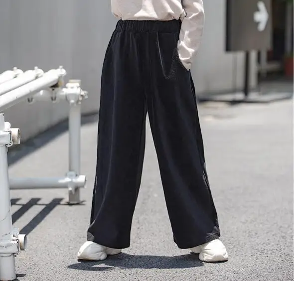 Cultiseed Girls Autumn Winter Straight Wide Leg Pant Trousers Big Children Girl Elastic Waist Long Pants Kids Loose Casual Pants
Cultiseed Girls Autumn Winter Straight Wide Leg Pant Trousers Big Children Girl Elastic Waist Long Pants Kids Loose Casual Pants