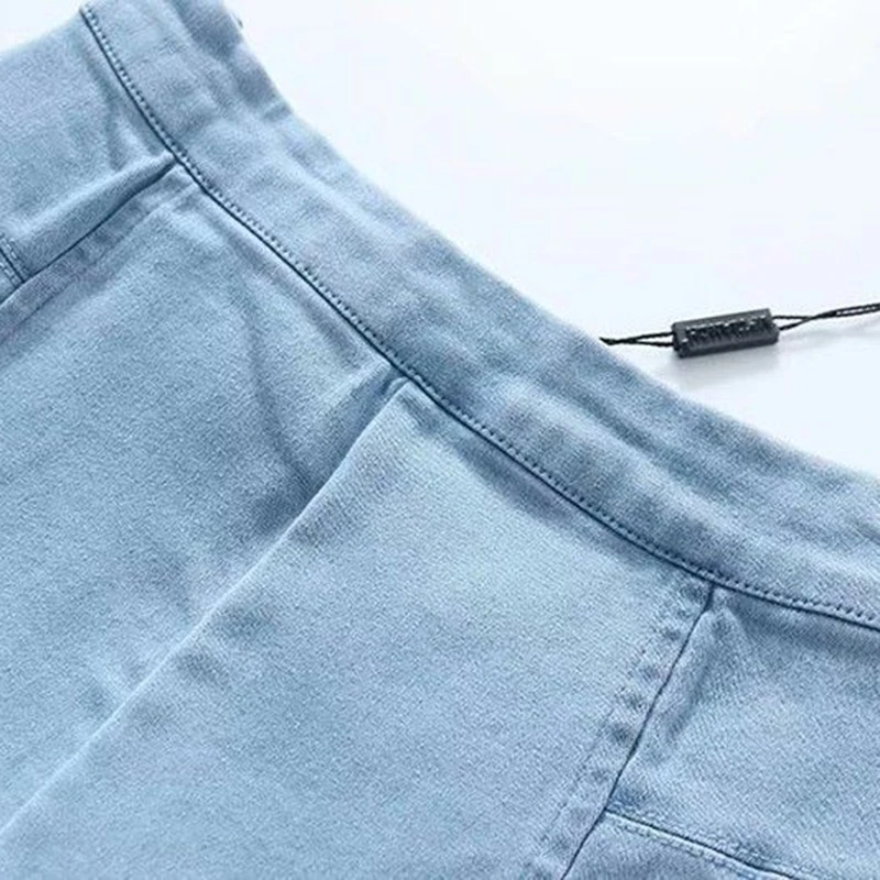 CHICEVER Casual Solid Denim Short For Women High Waist Straight Minimalist Shorts Female Summer Fashion Clothing 2021 Stylish
CHICEVER Casual Solid Denim Short For Women High Waist Straight Minimalist Shorts Female Summer Fashion Clothing 2021 Stylish