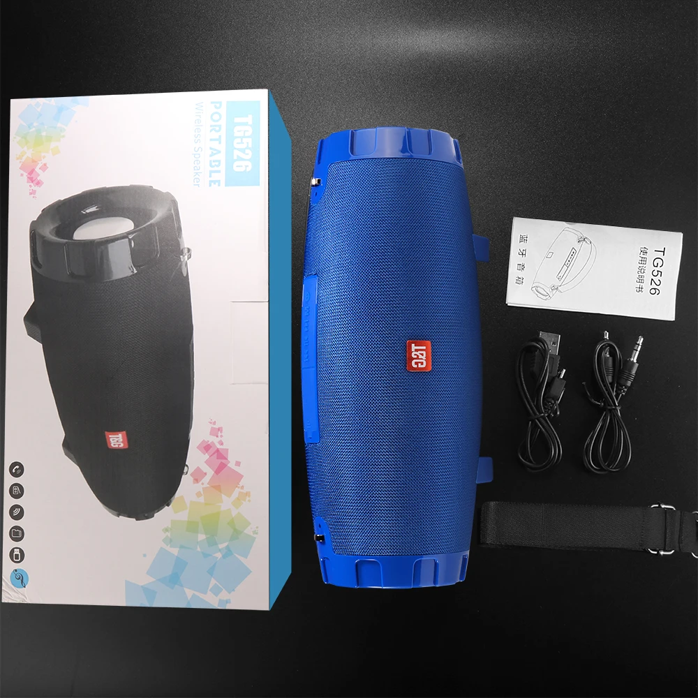 TG526,Bluetooth Speaker,Loud Volume,Waterproof,Portable Column Super Bass Stereo Giant Speakers,16W,Support FM Radio,AUX,TF,USB
TG526,Bluetooth Speaker,Loud Volume,Waterproof,Portable Column Super Bass Stereo Giant Speakers,16W,Support FM Radio,AUX,TF,USB