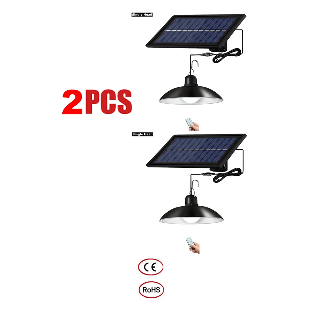 2pcs remote 30 led 2 head Retro Lampshade Solar Pendant Chandelier solar light Wall lamp Wireless Outdoor Waterproof Street Path
2pcs remote 30 led 2 head Retro Lampshade Solar Pendant Chandelier solar light Wall lamp Wireless Outdoor Waterproof Street Path