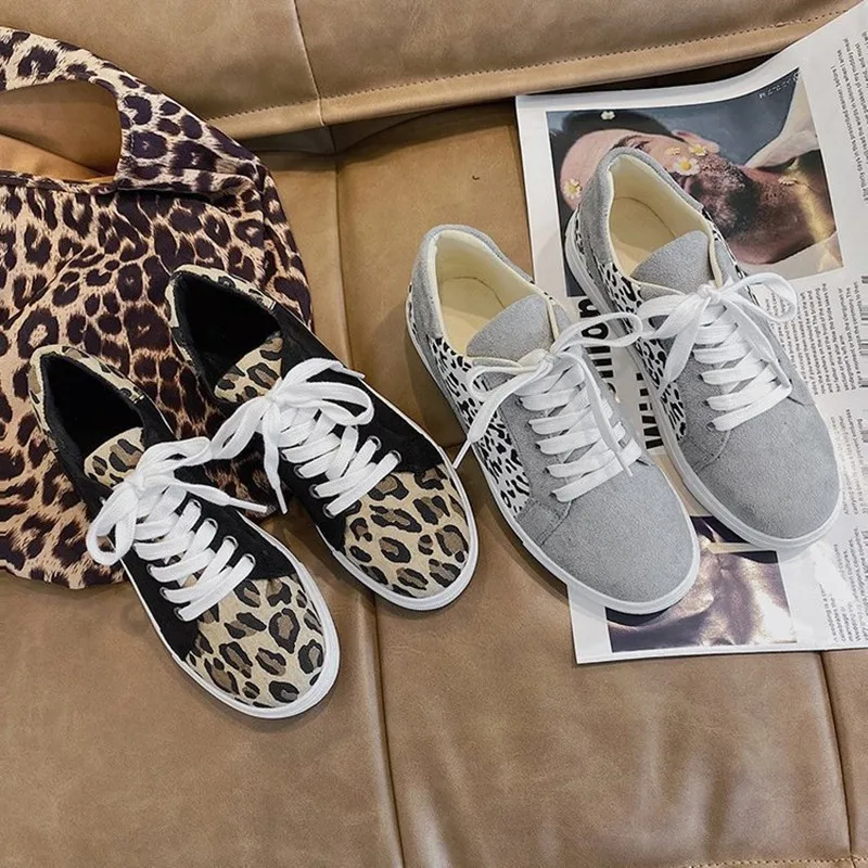 Women's Vulcanize Shoes Soft Women Sneakers Fashion Leopard Outdoor Walking Trainers Woman Casual Canvas Shoes Large Size 43
Women's Vulcanize Shoes Soft Women Sneakers Fashion Leopard Outdoor Walking Trainers Woman Casual Canvas Shoes Large Size 43