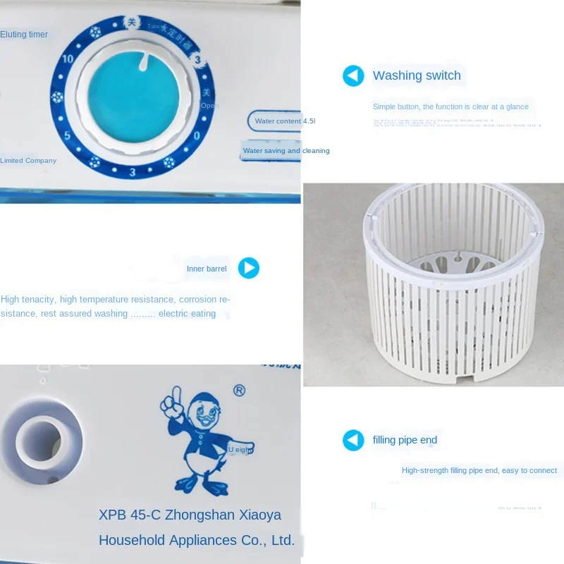 220V Household Mini Washing Machine 4.5kg Underwear Washing Machine for Children and Adults 
220V Household Mini Washing Machine 4.5kg Underwear Washing Machine for Children and Adults