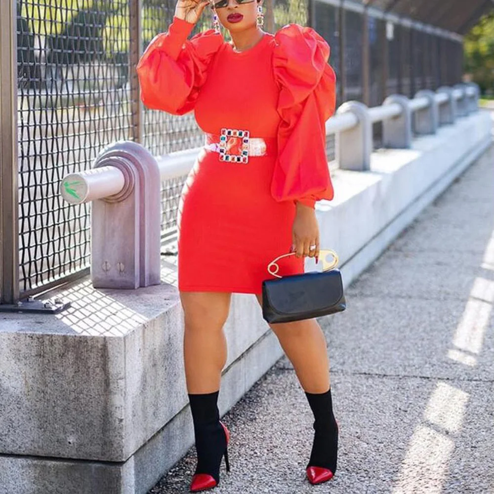 Red Dresses For Women Party Dress Night Puff Sleeve Bodycon Sexy Mini Length Evening Night Club Wear Clothes Short Dress 2021
Red Dresses For Women Party Dress Night Puff Sleeve Bodycon Sexy Mini Length Evening Night Club Wear Clothes Short Dress 2021