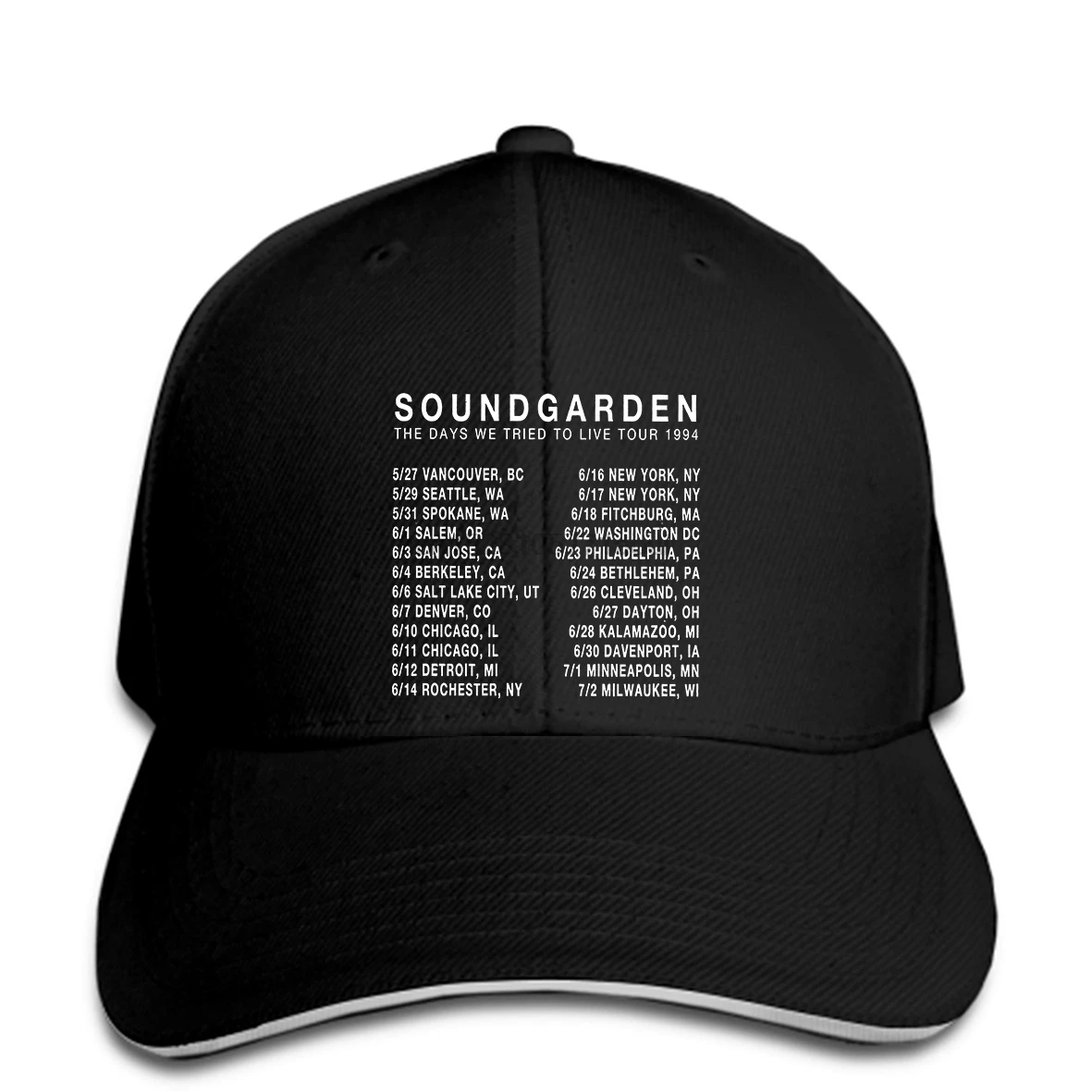Винтажная бейсболка Soundgarden Superunknown tour 1994 рок гранж 90 | Аксессуары для одежды