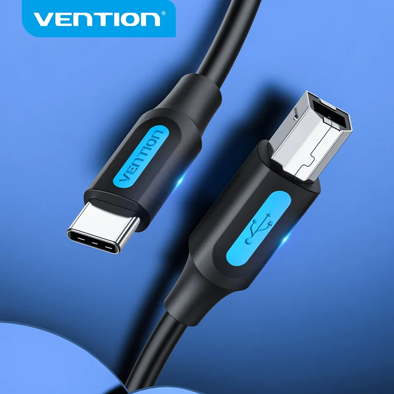 Vention USB C к кабель для принтера MacBook Pro сканер факс HP Canon Dell Samsung принтер Type 2 0