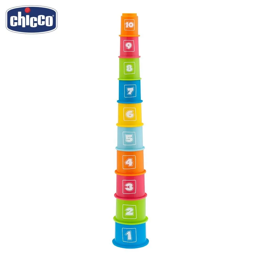 Игрушка Chicco "Занимательная пирамидка с цифрами" 6м+|Игрушки развивающие| |