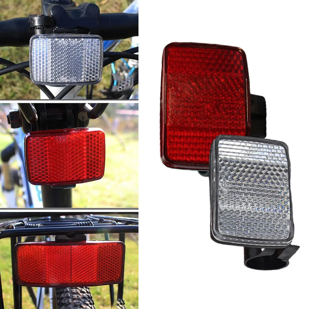 2 Pack Front & Rear Bike Bicycle Reflector Set Red & White Mounting Bracket Bicycle Safety Reflector Cycling Accessories
2 Pack Front & Rear Bike Bicycle Reflector Set Red & White Mounting Bracket Bicycle Safety Reflector Cycling Accessories