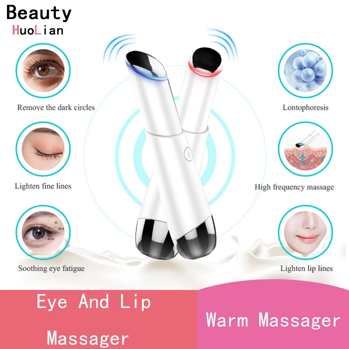 Eye And Lip Vibration Warm Massager For Women Electric Home Remove Fine Lines Beauty Instrument Facial Tool
Eye And Lip Vibration Warm Massager For Women Electric Home Remove Fine Lines Beauty Instrument Facial Tool
