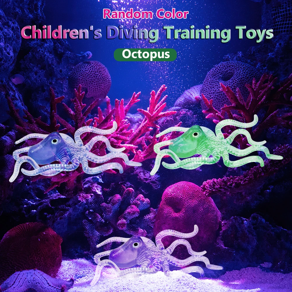 3/12pcs Children Summer Diving Toy Swimming Pool Underwater Octopus Shape Kids Training Water Games Gifts Random Color
3/12pcs Children Summer Diving Toy Swimming Pool Underwater Octopus Shape Kids Training Water Games Gifts Random Color