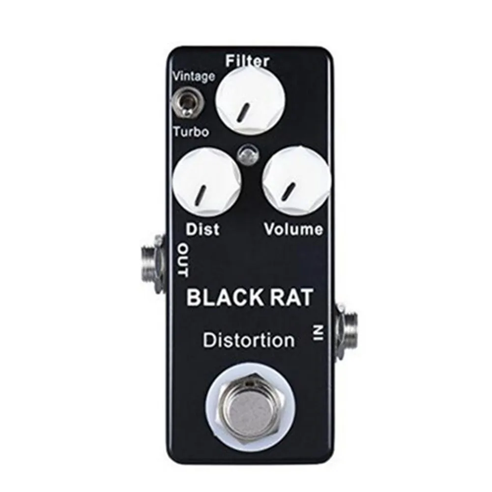 Portable Guitar Effect Pedal Black Rat Distortion Guitars Bass Classic T-Turbo Effect Pedal Processsor Guitar Parts Accessories
Portable Guitar Effect Pedal Black Rat Distortion Guitars Bass Classic T-Turbo Effect Pedal Processsor Guitar Parts Accessories