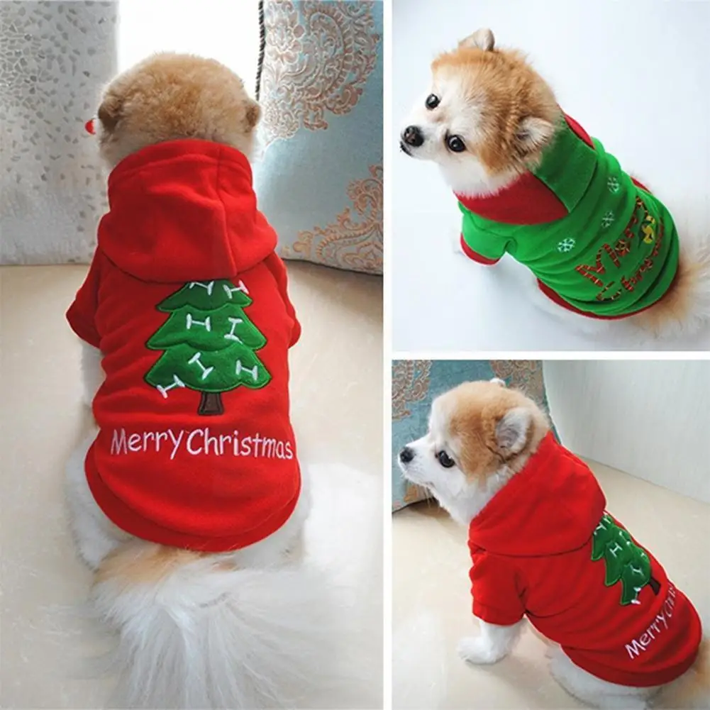 Home Pet Puppy Christmas Style Thicken Hooded Sweater Pet to Resistant Freezing Christmas Hoodie Fall/winter Cotton-padded Y1R3
Home Pet Puppy Christmas Style Thicken Hooded Sweater Pet to Resistant Freezing Christmas Hoodie Fall/winter Cotton-padded Y1R3