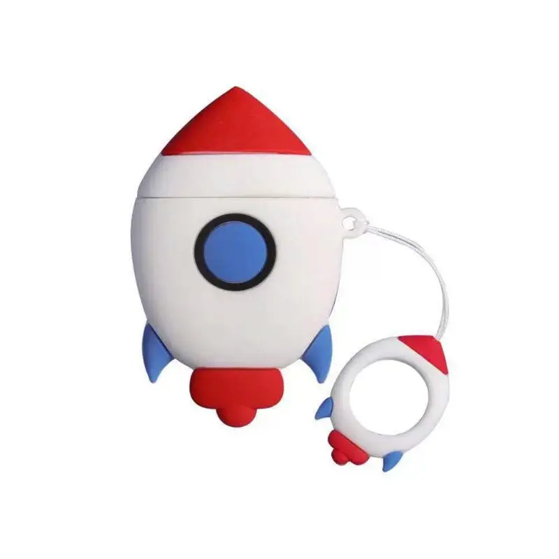 Новый маленький шаблон ракеты защитный чехол силиконовый чехол с ремешком для Airpods 1/2 8x5x3 см
Новый маленький шаблон ракеты защитный чехол силиконовый чехол с ремешком для Airpods 1/2 8x5x3 см