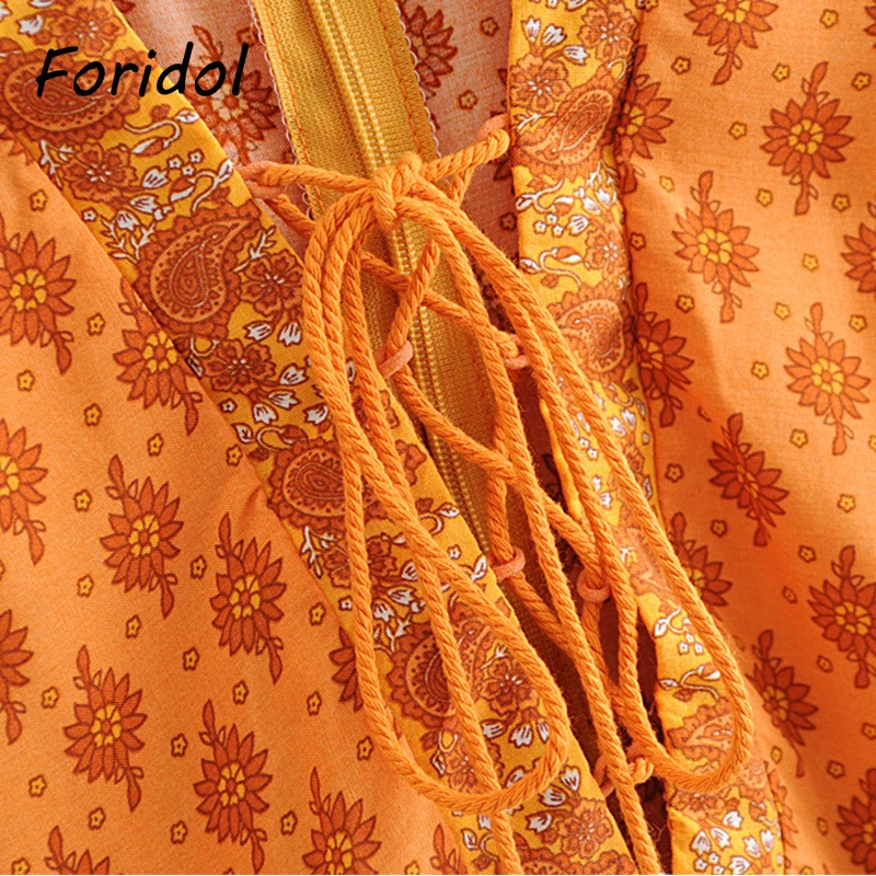 Foridol Sunflower Orange Rompers Jumpsuits Women V Neck Lace Up Tassel Cotton Playsuits Overalls Summer Wide Leg Beach Rompers
Foridol Sunflower Orange Rompers Jumpsuits Women V Neck Lace Up Tassel Cotton Playsuits Overalls Summer Wide Leg Beach Rompers