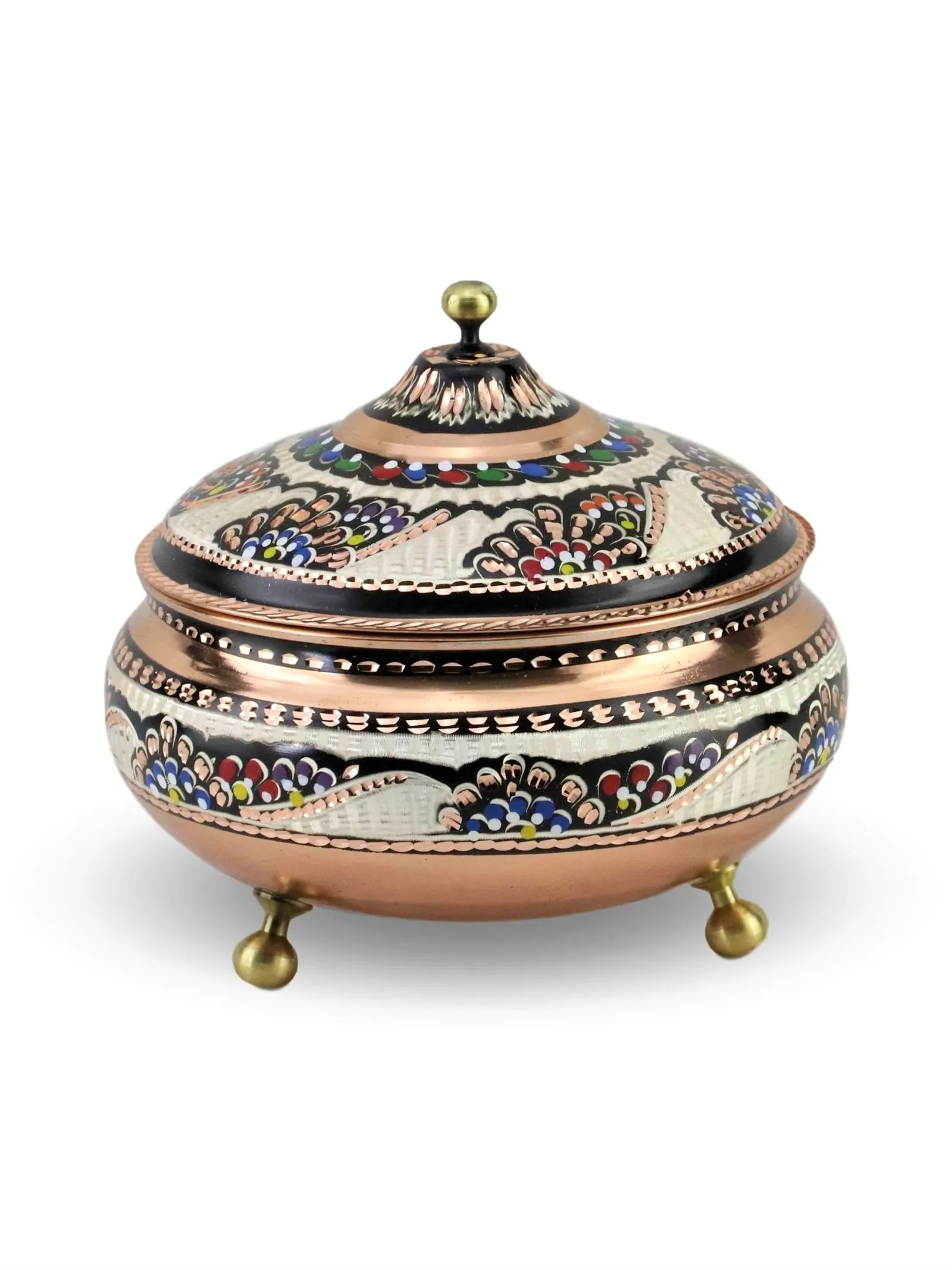 Morya Copper Sugar Bowl Candy Jars with Cover Storage Home Decor Organizer Rustic Dessert Ice Cream Snacks Nuts Bite Middle size
Morya Copper Sugar Bowl Candy Jars with Cover Storage Home Decor Organizer Rustic Dessert Ice Cream Snacks Nuts Bite Middle size