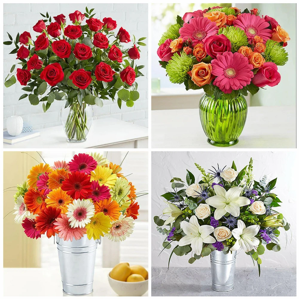 EverShine 5D алмазная живопись, полный квадратный цветок, бриллианты, вышивка, букет, вышивка крестиком, Настенный декор 
EverShine 5D алмазная живопись, полный квадратный цветок, бриллианты, вышивка, букет, вышивка крестиком, Настенный декор