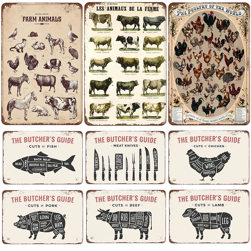 Animal Physiological Structural Metal Tin Signs Plaques Metal Door Wall Stickers Plaque Plate Club Classical Retro Painting Home
Animal Physiological Structural Metal Tin Signs Plaques Metal Door Wall Stickers Plaque Plate Club Classical Retro Painting Home