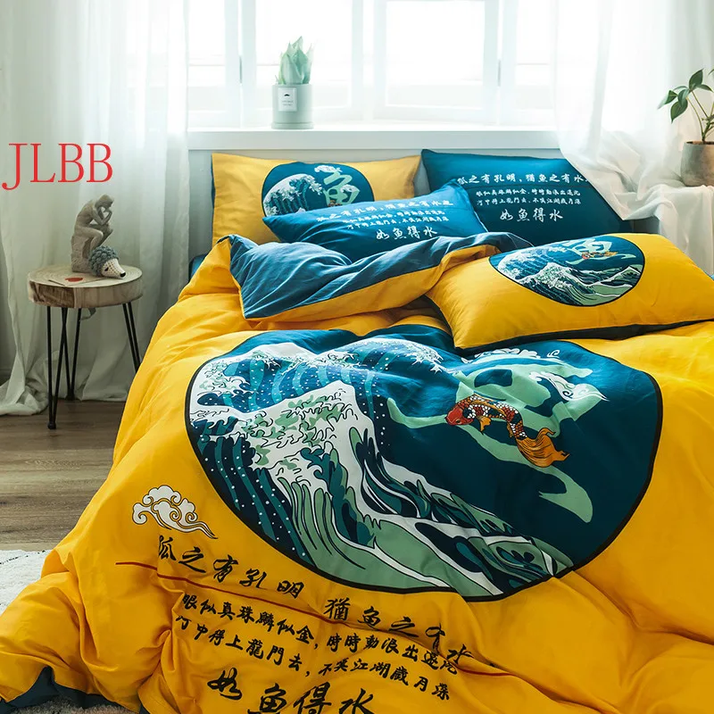 Hot! Digital Print 100% cotton bedding set yellow bee bedclothes cartoon duvet cover+flat sheet+Pillowcase Modern bed linen 4pcs
Hot! Digital Print 100% cotton bedding set yellow bee bedclothes cartoon duvet cover+flat sheet+Pillowcase Modern bed linen 4pcs