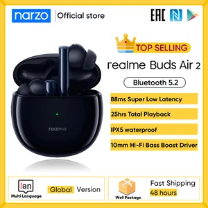 realme Buds Air 2 Bluetooth 5.2 headset ANC Wireless Earphone 88ms
Super Low Latency 25h Playback Game Music Sports Headphones