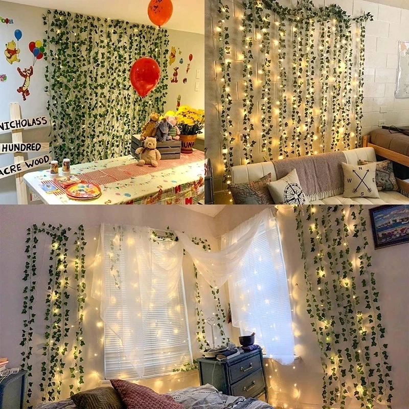 2m LED Ivy, Battery Powered, Sunshine Leaf, Rope Light Vine, Artificial Plant Family Birthday Party Christmas Decoration Lights
2m LED Ivy, Battery Powered, Sunshine Leaf, Rope Light Vine, Artificial Plant Family Birthday Party Christmas Decoration Lights