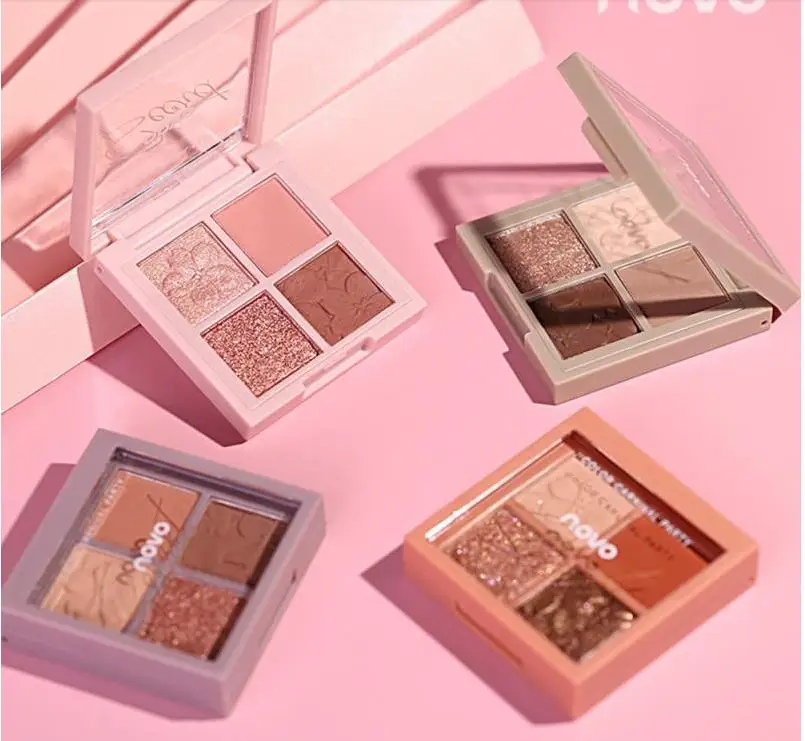Matte Four Colors Eyeshadow Palette Professional Eye Shadow Pigment Cosmetic Waterproof eye Makeup Earth Color Eye Shadow Disc
Matte Four Colors Eyeshadow Palette Professional Eye Shadow Pigment Cosmetic Waterproof eye Makeup Earth Color Eye Shadow Disc