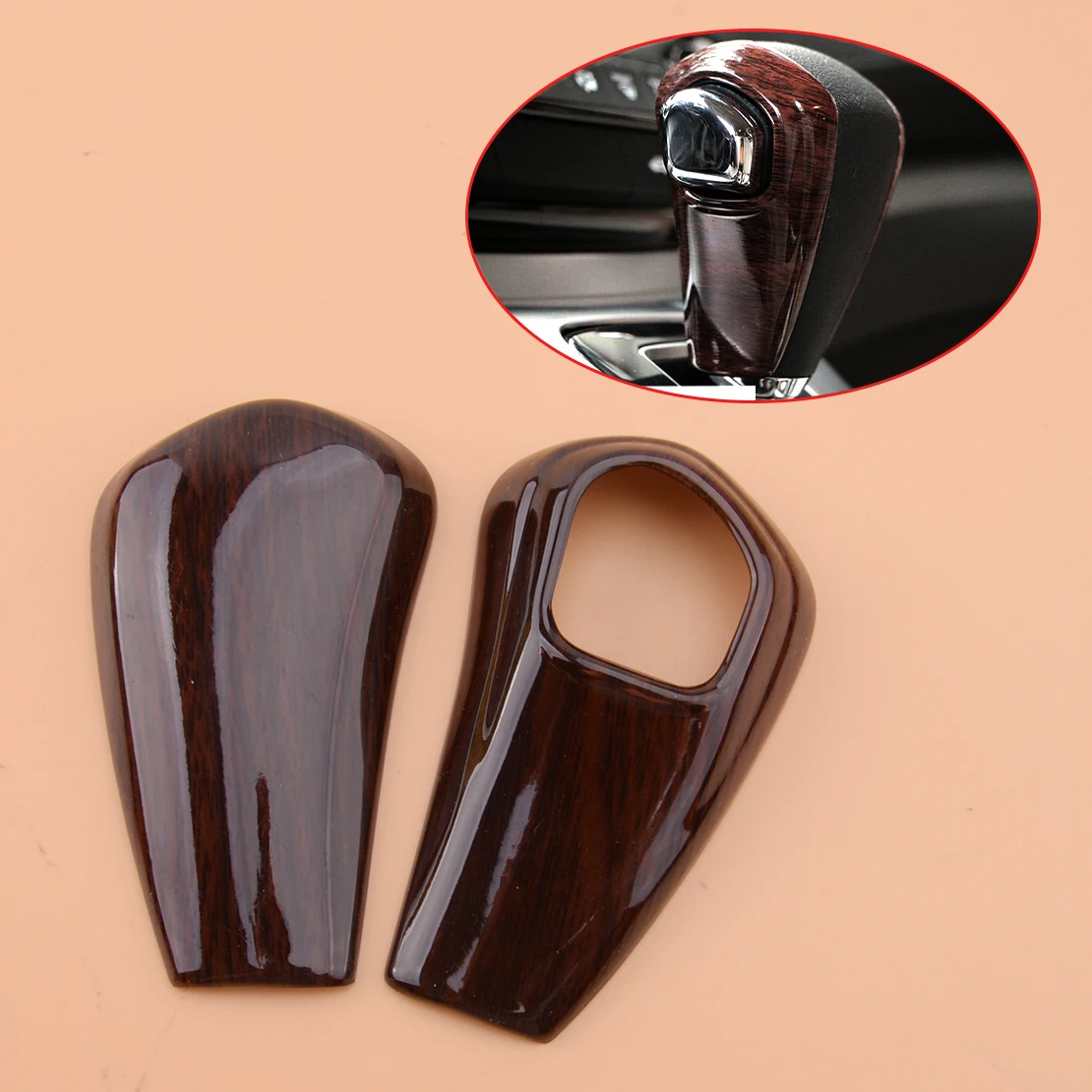 beler 2Pcs Red Wood Grain Interior Gear Shift Knob Cover Trim Fit for Honda CR-V 2012-2016 
beler 2Pcs Red Wood Grain Interior Gear Shift Knob Cover Trim Fit for Honda CR-V 2012-2016