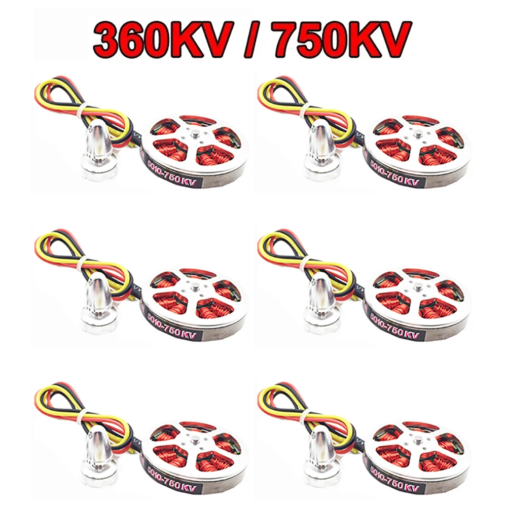 5010 360KV / 750KV High Torque Brushless Motors For DIY 550mm 680mm 850mm MultiCopter QuadCopter Multi-axis aircraft
5010 360KV / 750KV High Torque Brushless Motors For DIY 550mm 680mm 850mm MultiCopter QuadCopter Multi-axis aircraft