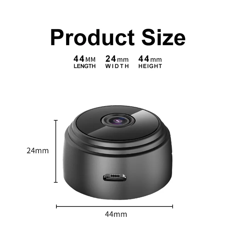 A9 Mini Digital Camera Wireless Wifi Camcorder Home Security HD 1080P DVR Night Vision Micro sports Detection Magnetic Camera 
A9 Mini Digital Camera Wireless Wifi Camcorder Home Security HD 1080P DVR Night Vision Micro sports Detection Magnetic Camera