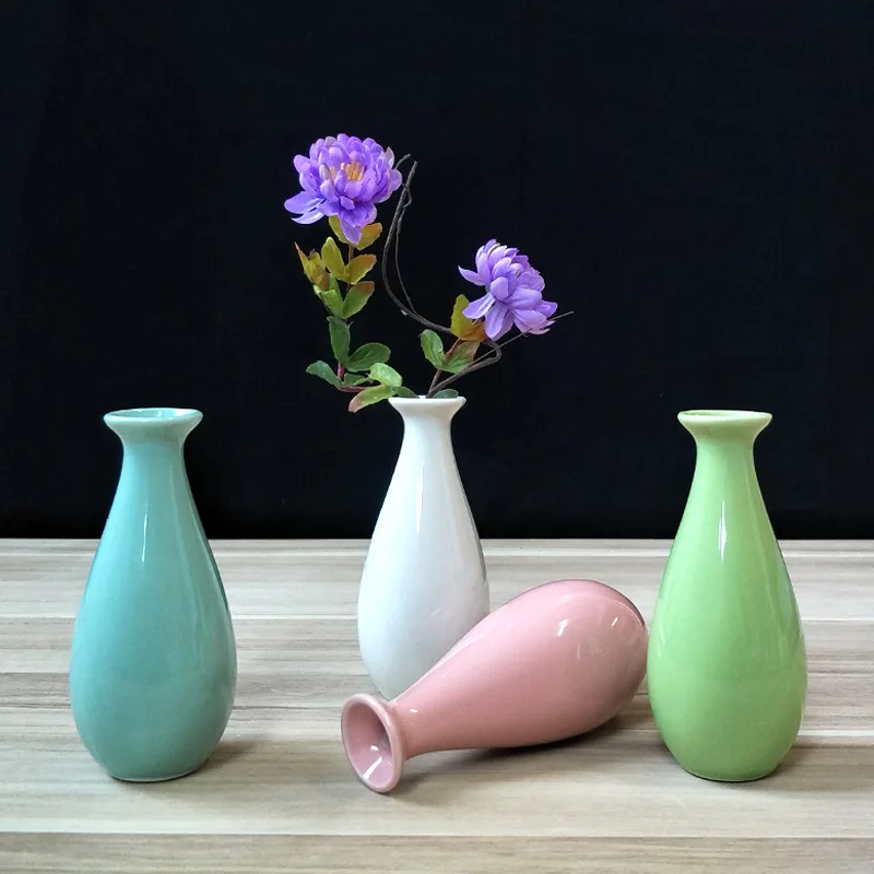 Ceramic Vase Candy Color Mini Desktop Vase Hydroponic Vase Flower Arrangement Bottle Cute Flower Pot Simple Home Decorations
Ceramic Vase Candy Color Mini Desktop Vase Hydroponic Vase Flower Arrangement Bottle Cute Flower Pot Simple Home Decorations