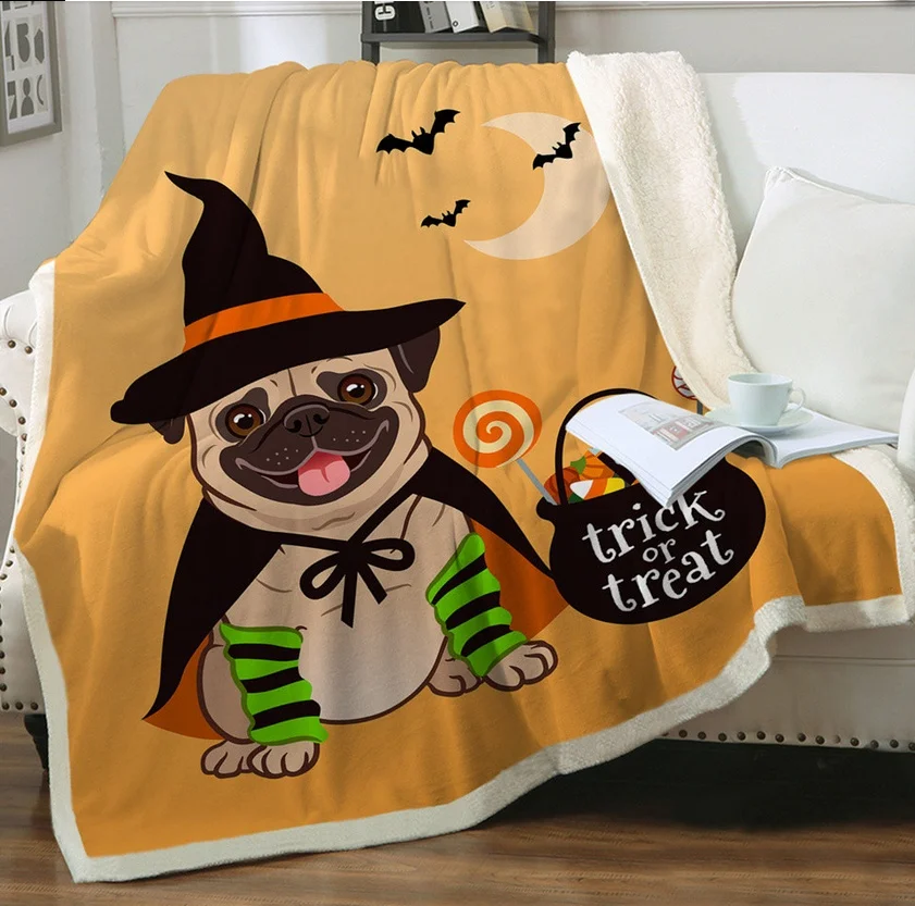 New Sofa Bed Blanket Super Soft Warm Hippie Pug Bulldog 3D Print Blanket Cover Fleece Throw Blanket
New Sofa Bed Blanket Super Soft Warm Hippie Pug Bulldog 3D Print Blanket Cover Fleece Throw Blanket