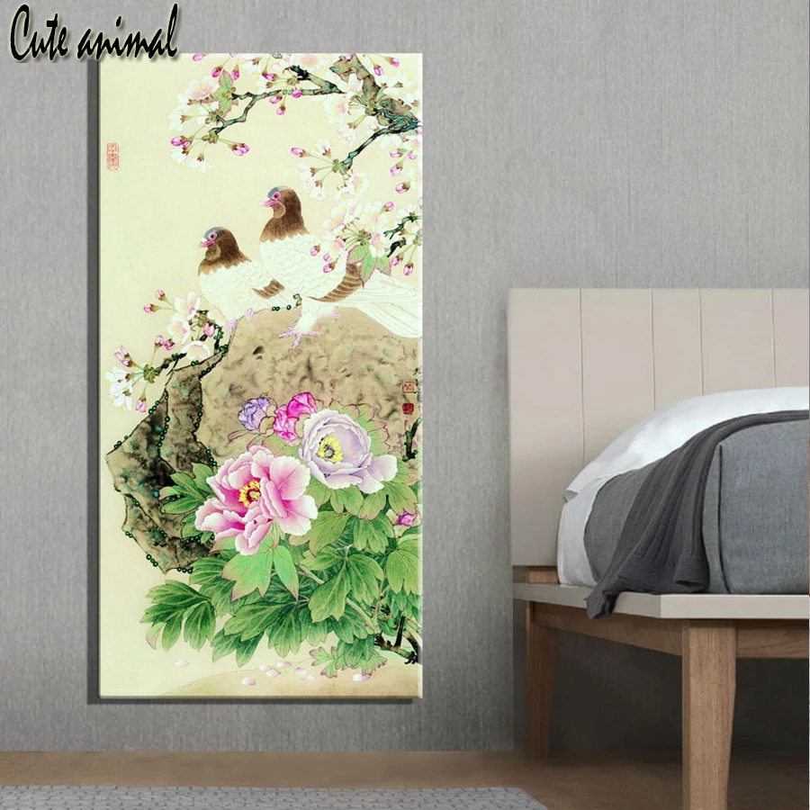 Peony flower birds Chinese ink painting style diamond mosaic 5D diy Diamond Painting Full Square Round Diamond Embroidery set
Peony flower birds Chinese ink painting style diamond mosaic 5D diy Diamond Painting Full Square Round Diamond Embroidery set
