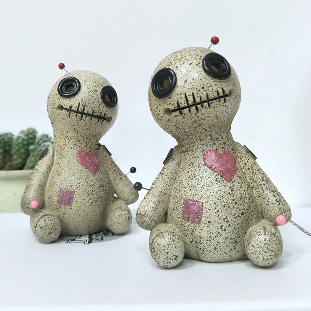 Кукла Voodoo горелка для благовоний курильница орнамент из смолы ручная работа