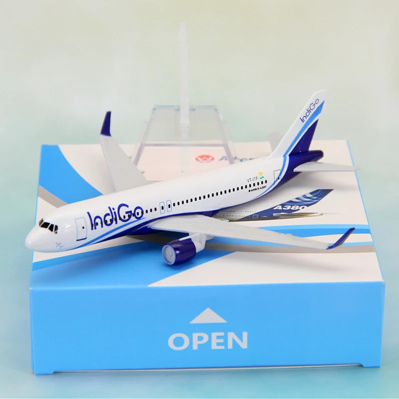 India IndiGo Airlines 737 Plane Model 16CM 1:400 airplane B737 model with base alloy aircraft plane toy model
India IndiGo Airlines 737 Plane Model 16CM 1:400 airplane B737 model with base alloy aircraft plane toy model
