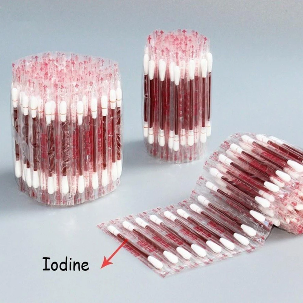 5 Pcs Disinfect Cotton Swab Buds Iodine Inside For Travel Outdoor Sport Emergency Medical Assistance
5 Pcs Disinfect Cotton Swab Buds Iodine Inside For Travel Outdoor Sport Emergency Medical Assistance