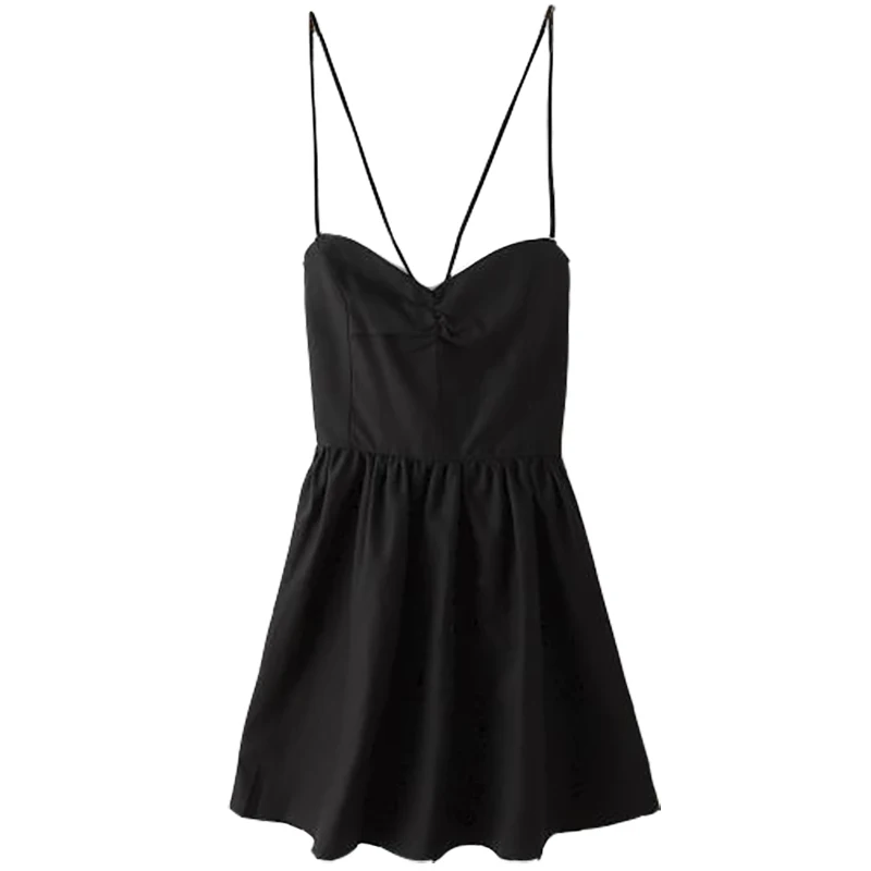 Sexy Backless Lace Up Solid Color Summer Swing Beach Short dress Seaside Travel Vacation Sling Dress Female Summer
Sexy Backless Lace Up Solid Color Summer Swing Beach Short dress Seaside Travel Vacation Sling Dress Female Summer