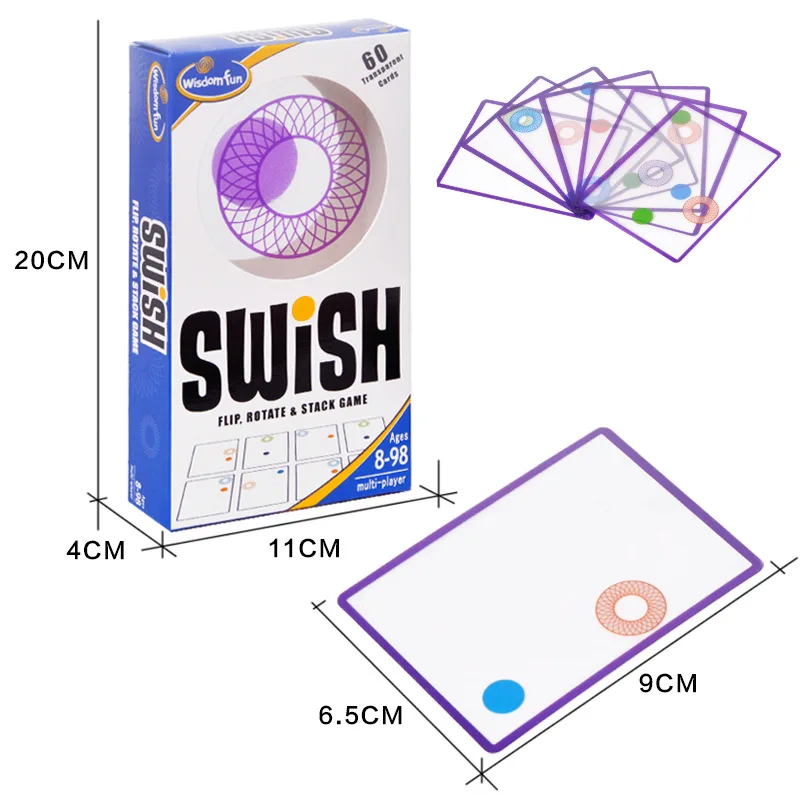 Overlapping Shadows Swish Card Game Mind Puzzle Board Game Logical Thinking Educational Toy
Overlapping Shadows Swish Card Game Mind Puzzle Board Game Logical Thinking Educational Toy