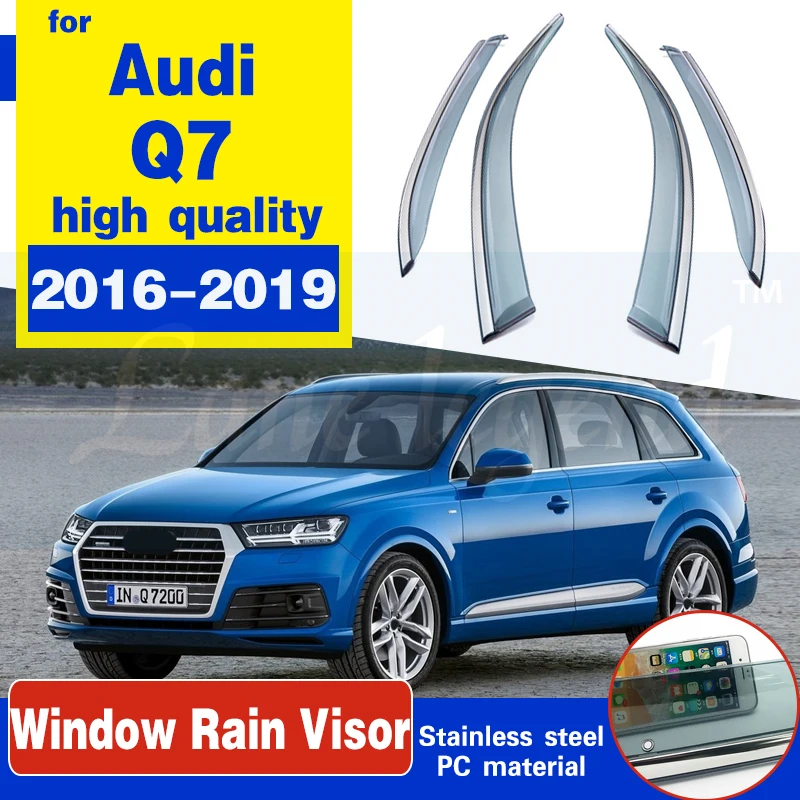 Козырек для окна Audi Q7, автомобильный дождевик, дефлекторы, тент, отделка, крышка, внешние аксессуары для стайлинга автомобиля, детали 2016 2017 ...
Козырек для окна Audi Q7, автомобильный дождевик, дефлекторы, тент, отделка, крышка, внешние аксессуары для стайлинга автомобиля, детали 2016 2017 ...