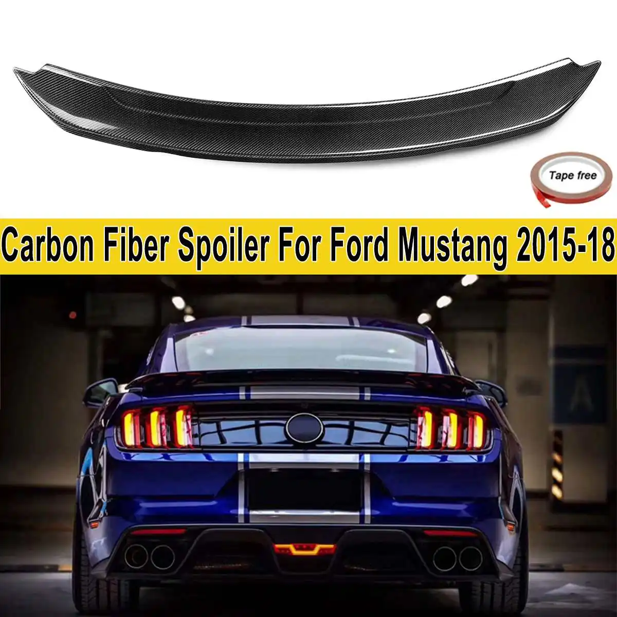 Новый оригинальный материал из углеродного волокна для Ford Mustang 2015-2018, автомобильный гоночный автомобиль, тюнинг, хвост, губа, крыло
Новый оригинальный материал из углеродного волокна для Ford Mustang 2015-2018, автомобильный гоночный автомобиль, тюнинг, хвост, губа, крыло