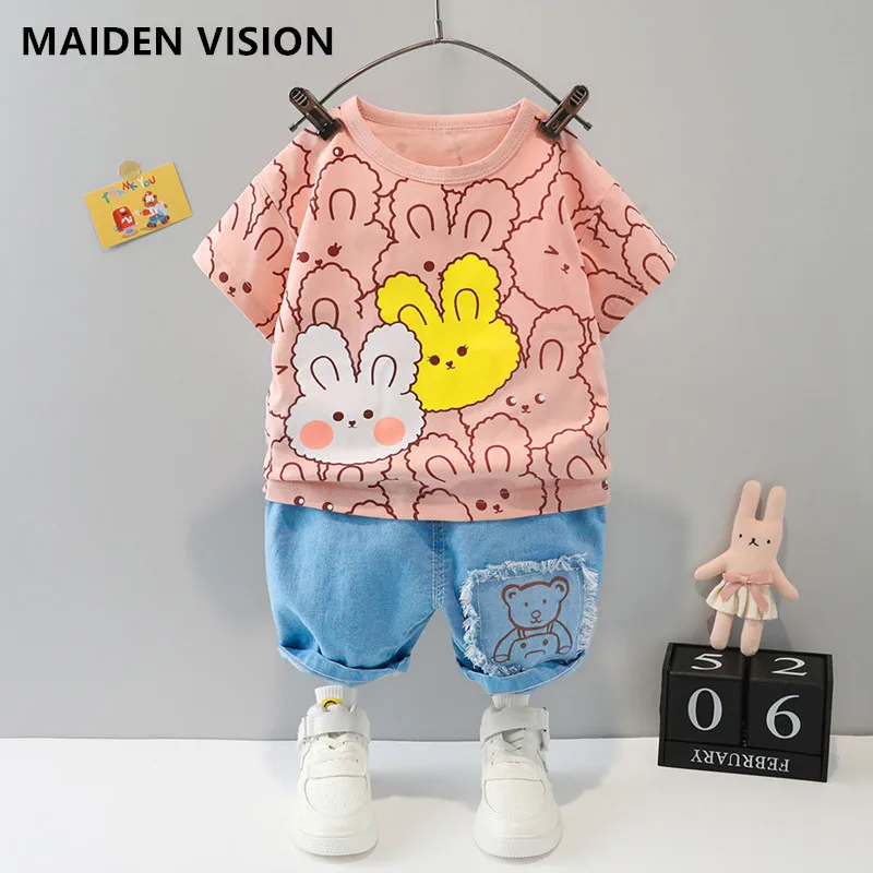2021Summer Baby Boy girl Clothing Set Cute Summer T-Shirt Cartoon Children Boys Clothes Denim Shorts Suit for Kids girls Outfit
2021Summer Baby Boy girl Clothing Set Cute Summer T-Shirt Cartoon Children Boys Clothes Denim Shorts Suit for Kids girls Outfit