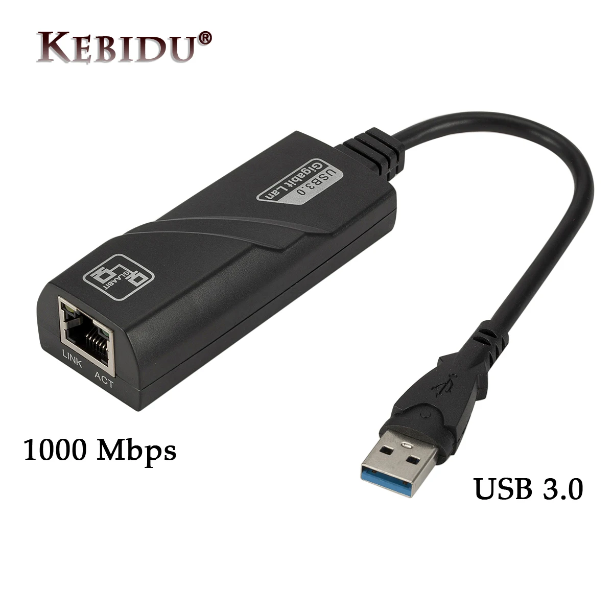 New 10/100/1000 Mbps USB 3.0 To Gigabit Ethernet RJ45 LAN Network Adapter Card For PC Wholesales | Компьютеры и офис
