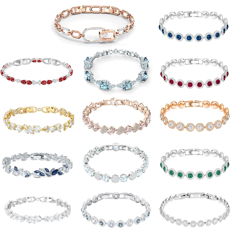 Swa Christmas gifts for new year 2022 Trends Women's jewelry store austrian crystal Jewelry Men's crystal bracelet
Swa Christmas gifts for new year 2022 Trends Women's jewelry store austrian crystal Jewelry Men's crystal bracelet