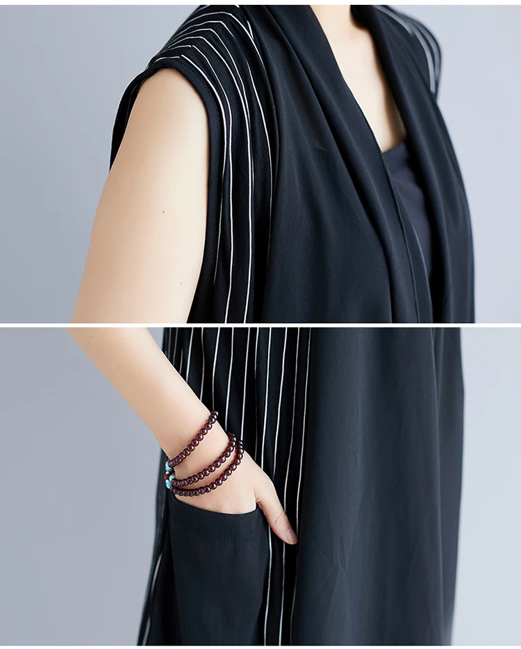 Literary Dress For Women Irregular Striped Ladies Dresses Sleeveless Robe Longue Femme Casual Korean Dress Vestidos De Fiesta
Literary Dress For Women Irregular Striped Ladies Dresses Sleeveless Robe Longue Femme Casual Korean Dress Vestidos De Fiesta