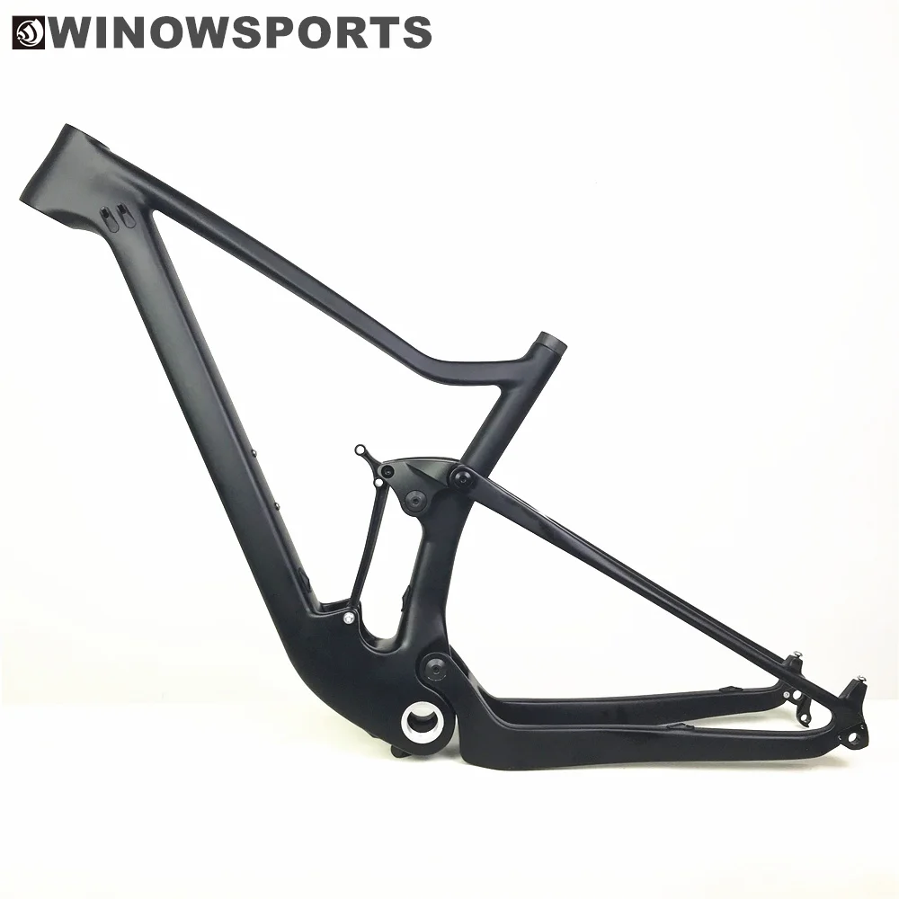 WINOW 2021New 29er Carbon Suspension mountain frame 165*38mm shock thru axle BSA XC MTB Frames travel 100mm boost frame
WINOW 2021New 29er Carbon Suspension mountain frame 165*38mm shock thru axle BSA XC MTB Frames travel 100mm boost frame