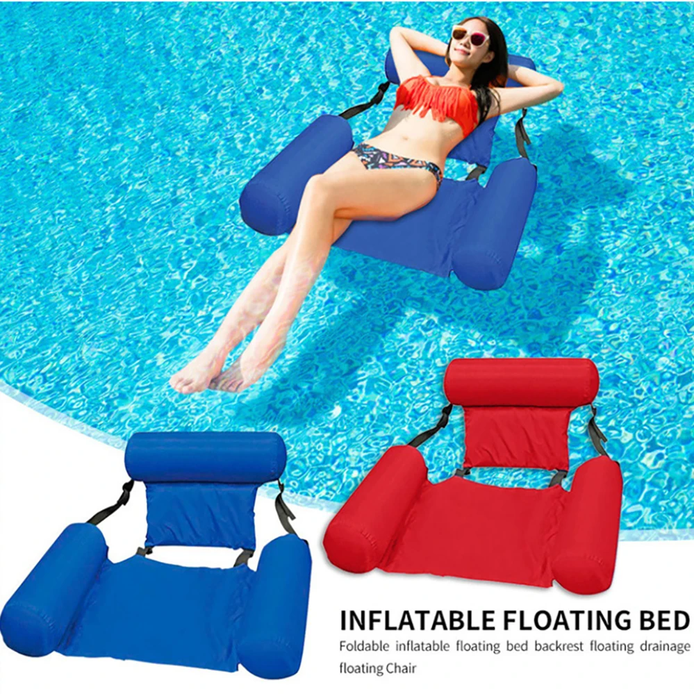 Recliner Swimming Pool Summer Air Mat Inflatable Mat Water Hammock Floating Bed Foldable Sleeping Lounger Chair Cushion Water
Recliner Swimming Pool Summer Air Mat Inflatable Mat Water Hammock Floating Bed Foldable Sleeping Lounger Chair Cushion Water